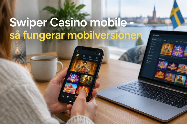 Swiper Casino mobile - så fungerar mobilversionen