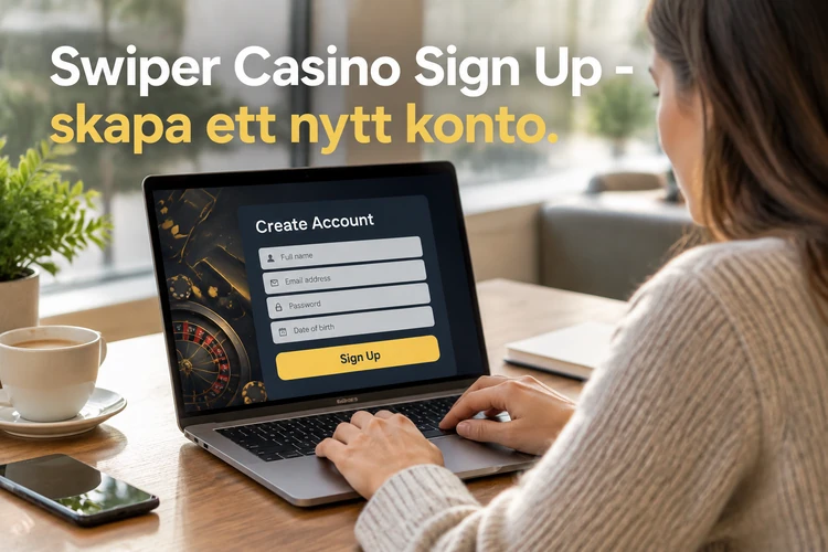 Swiper Casino Sign Up - skapa ett nytt konto