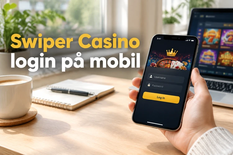 Swiper Casino login på mobil